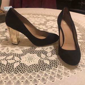 Ann Taylor Suede Block Heels